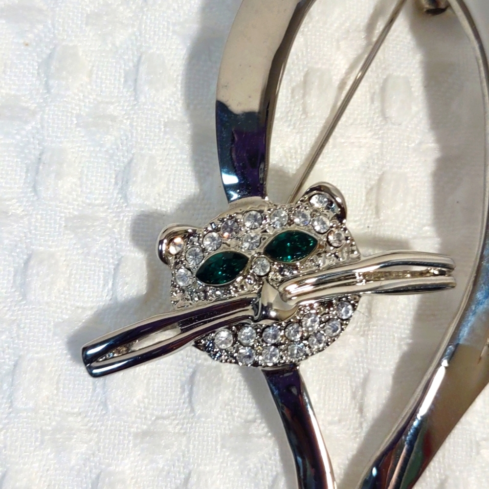Scared Kitty Pin - Picture 1 of 4